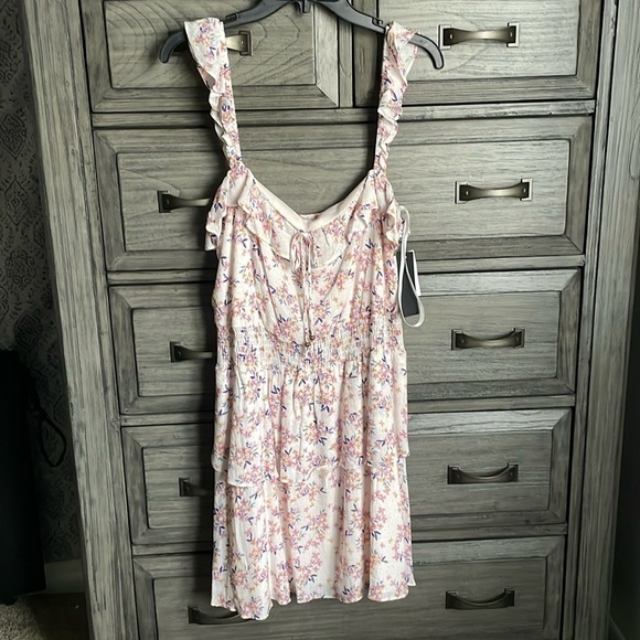 City Triangles Junior Sleeveless Floral Fit & Flare Dress Size XL - Picture 4 of 11